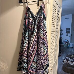 Chic Multicolor Women's Mini Dress